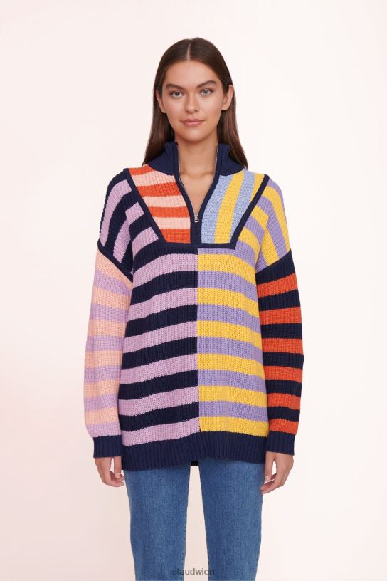 Frauen Hampton-Pullover saurer Regenbogen 466Z601 STAUD Kleidung
