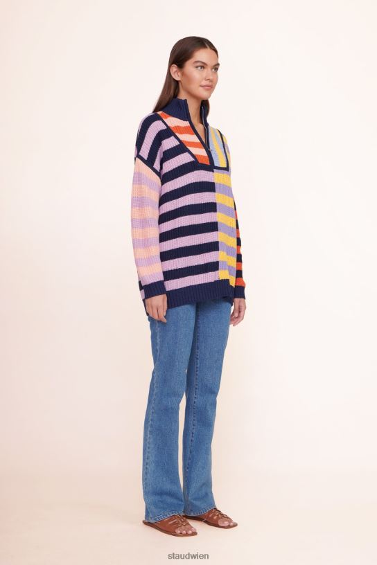 Frauen Hampton-Pullover saurer Regenbogen 466Z601 STAUD Kleidung