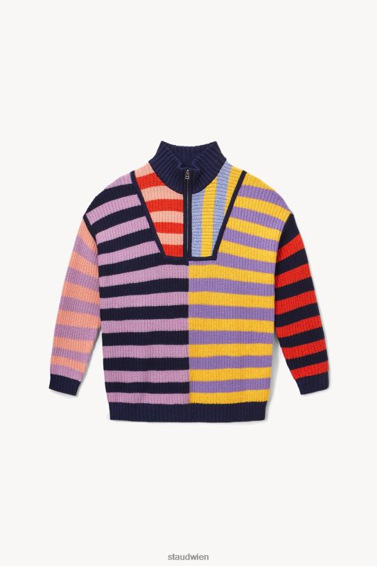 Frauen Hampton-Pullover saurer Regenbogen 466Z601 STAUD Kleidung