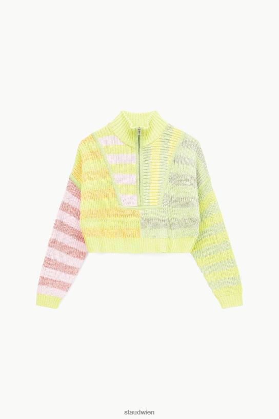 Frauen Kurzer Hampton-Pullover Multi-Sonnenstrahl 466Z579 STAUD Kleidung