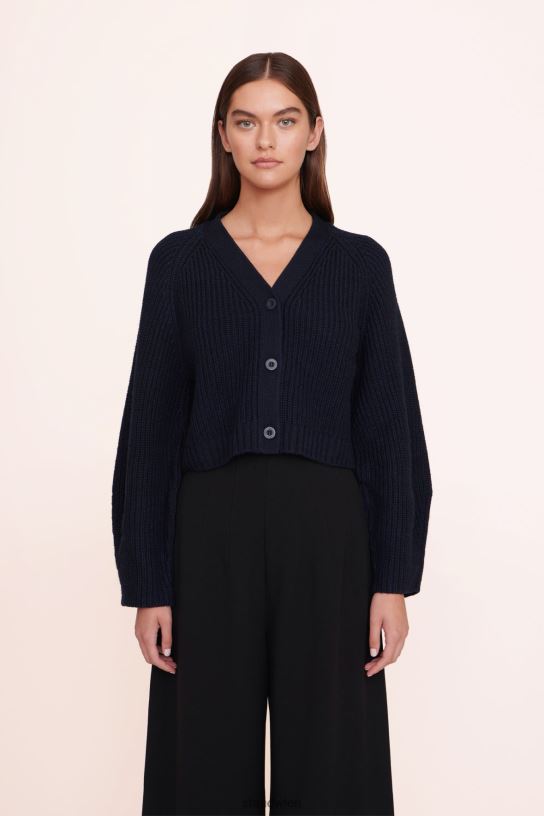 Frauen Mirabel-Strickjacke Marine 466Z602 STAUD Kleidung