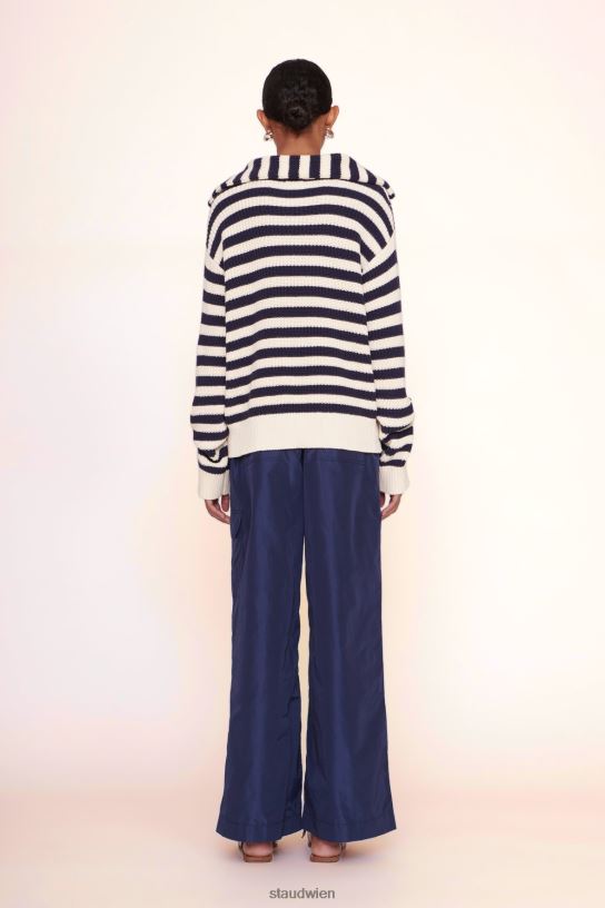 Frauen Pullover aus Legierung saures Kobalt 466Z603 STAUD Kleidung