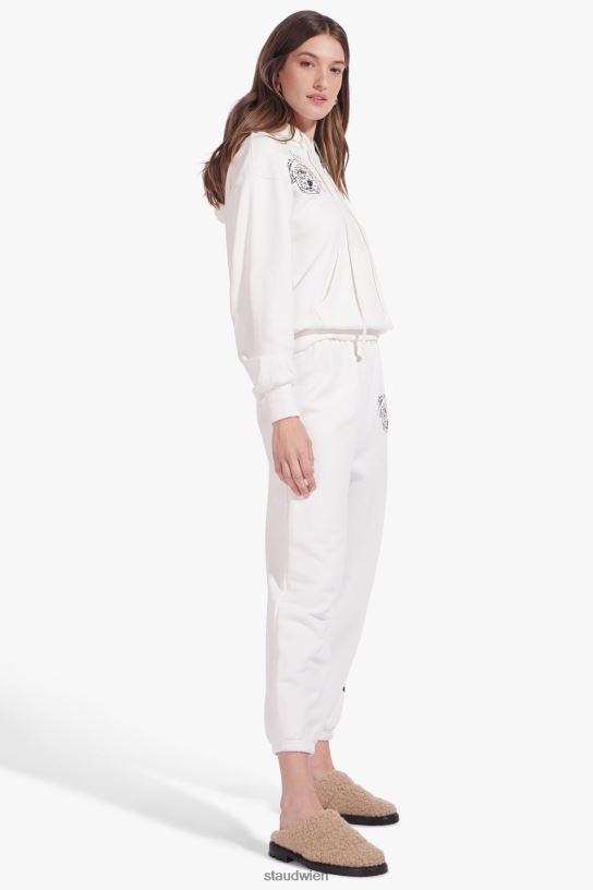 Frauen individuelles Kapuzen-Sweatshirt Elfenbein 466Z1032 STAUD x C.BONZ Zubehör