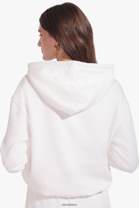 Frauen individuelles Kapuzen-Sweatshirt Elfenbein 466Z1032 STAUD x C.BONZ Zubehör