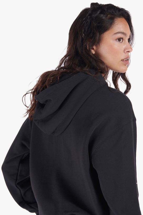 Frauen individuelles Kapuzen-Sweatshirt Schwarz 466Z1031 STAUD x C.BONZ Zubehör