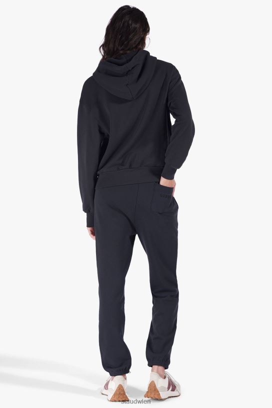 Frauen individuelles Kapuzen-Sweatshirt Schwarz 466Z1031 STAUD x C.BONZ Zubehör