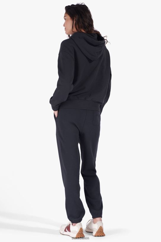 Frauen individuelles Kapuzen-Sweatshirt Schwarz 466Z1031 STAUD x C.BONZ Zubehör