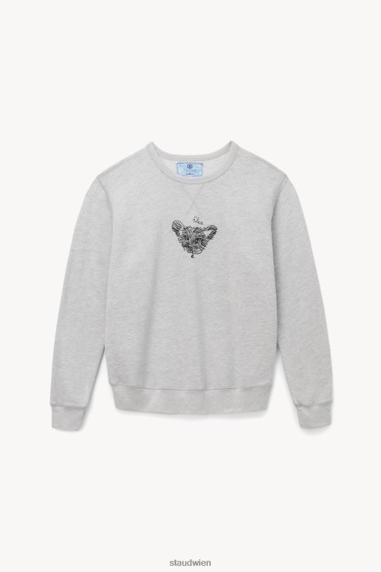 Frauen individuelles Unisex-Sweatshirt grau 466Z1028 STAUD x C.BONZ Zubehör