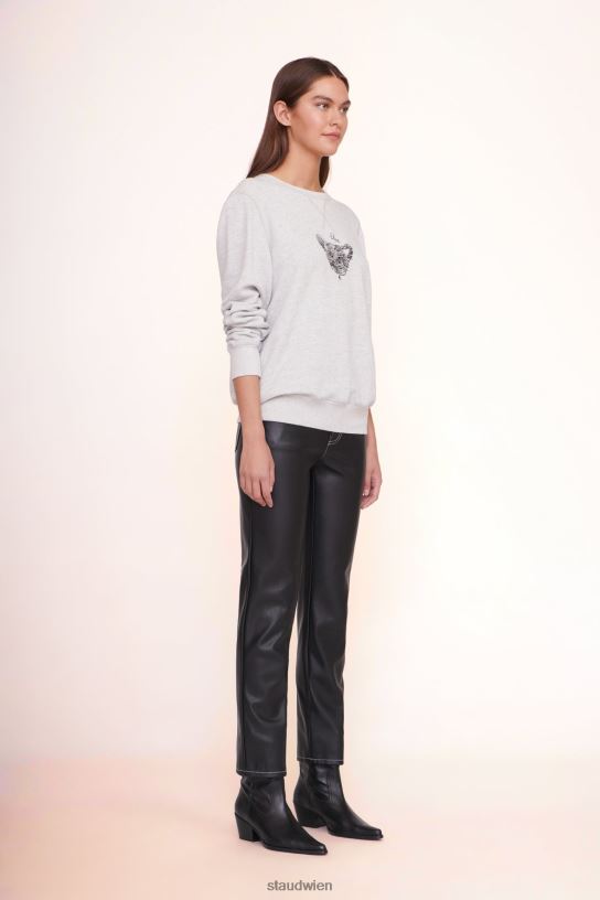 Frauen individuelles Unisex-Sweatshirt grau 466Z1028 STAUD x C.BONZ Zubehör