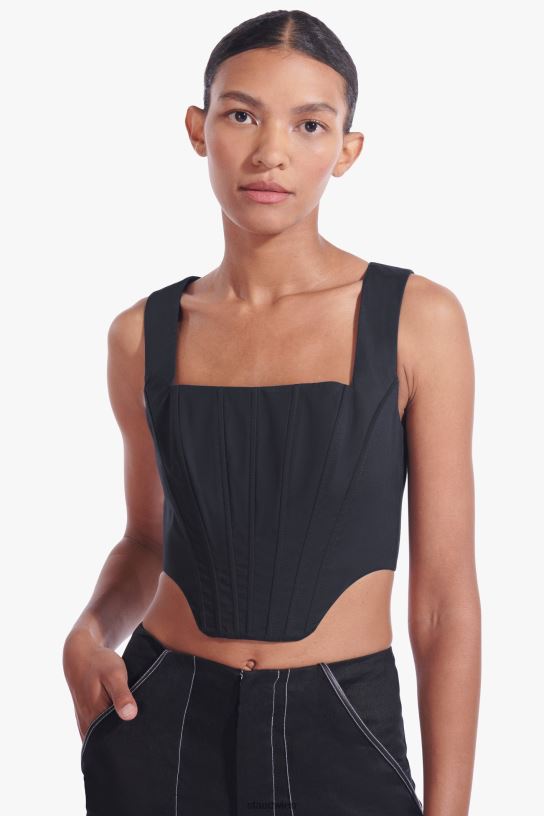 Frauen Alice oben Schwarz 466Z385 STAUD Kleidung