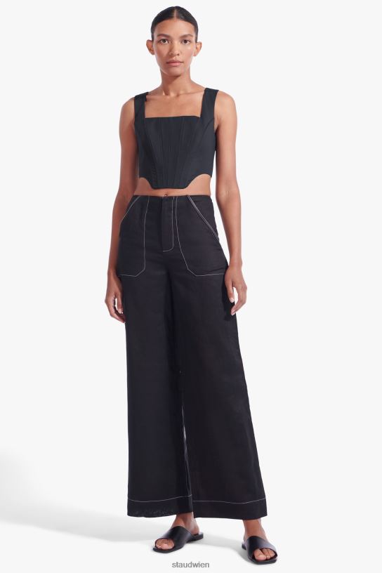Frauen Alice oben Schwarz 466Z385 STAUD Kleidung