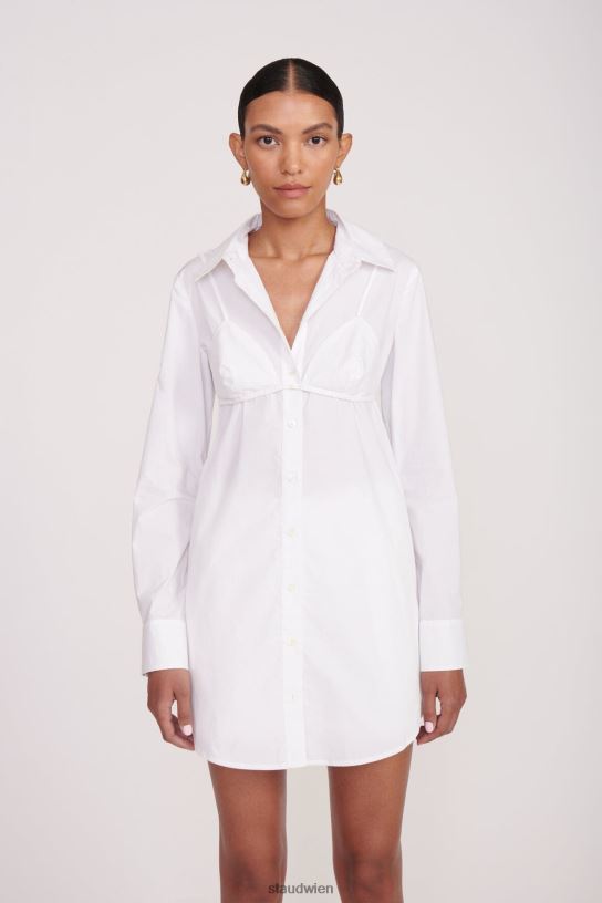 Frauen Alita-Tunika Weiss 466Z326 STAUD Kleidung