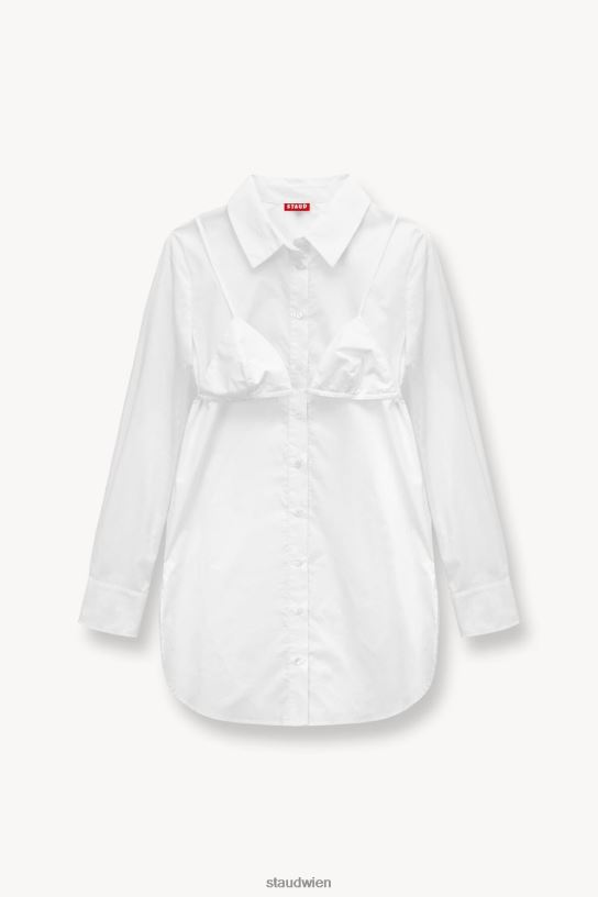 Frauen Alita-Tunika Weiss 466Z326 STAUD Kleidung