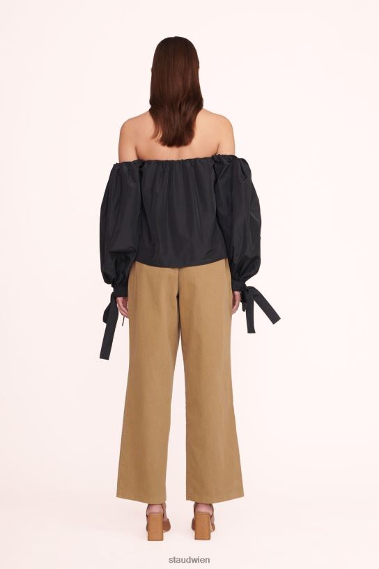 Frauen Colby-Oberteil Schwarz 466Z408 STAUD Kleidung