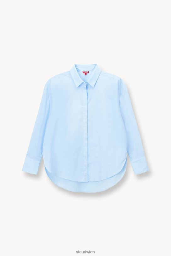 Frauen Colton-Shirt französisches Blau 466Z334 STAUD Kleidung
