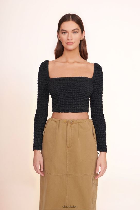 Frauen Eleanora oben Schwarz 466Z423 STAUD Kleidung
