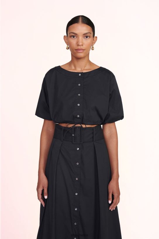Frauen Ellington-Oberteil Schwarz 466Z328 STAUD Kleidung