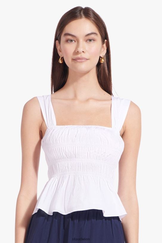 Frauen Ida top Weiss 466Z457 STAUD Kleidung