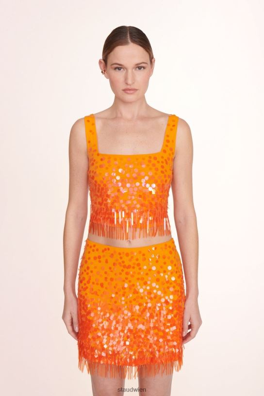 Frauen Jasmin oben Papaya 466Z419 STAUD Kleidung