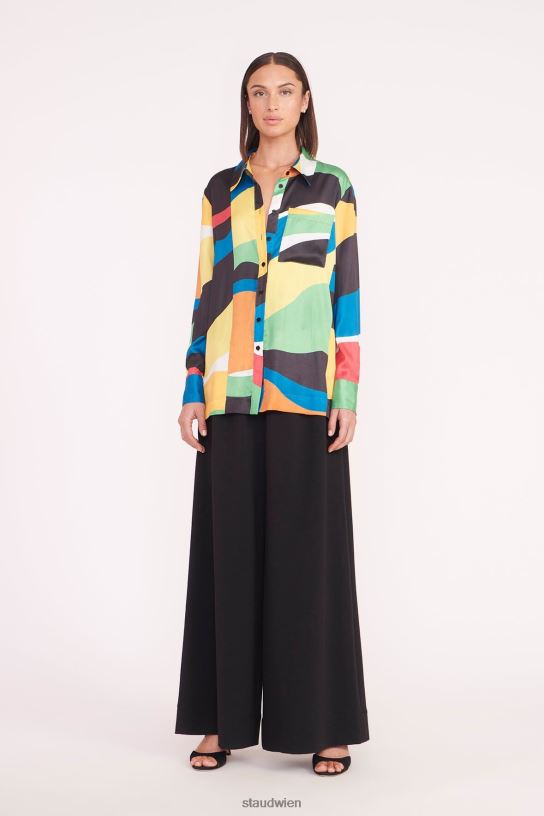 Frauen Martha-Tunika Marmorwelle 466Z351 STAUD Kleidung