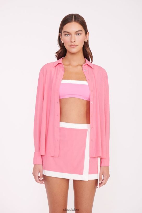 Frauen Miriam Coverup-Top Korallenrosa 466Z710 STAUD Kleidung