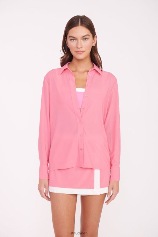 Frauen Miriam Coverup-Top Korallenrosa 466Z710 STAUD Kleidung