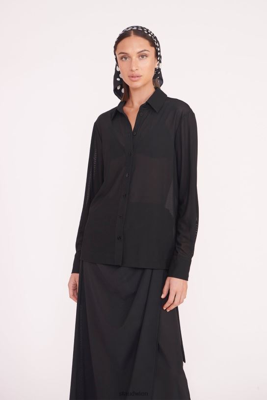 Frauen Miriam Coverup-Top Schwarz 466Z709 STAUD Kleidung