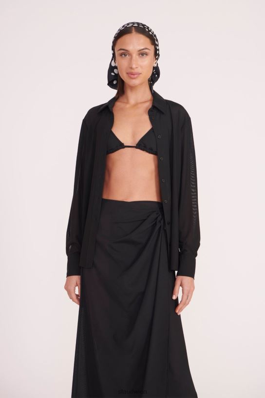 Frauen Miriam Coverup-Top Schwarz 466Z709 STAUD Kleidung