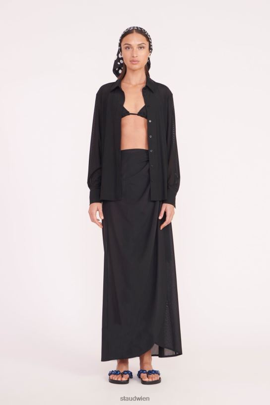 Frauen Miriam Coverup-Top Schwarz 466Z709 STAUD Kleidung