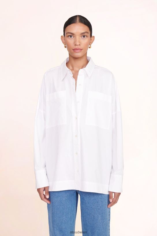 Frauen Payton-Oberteil Weiss 466Z389 STAUD Kleidung