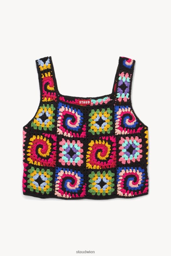 Frauen psychedelisches Top saurer Regenbogen 466Z427 STAUD Kleidung