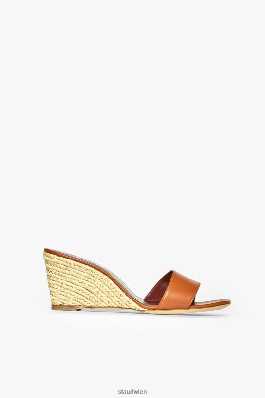 Frauen Billie Espadrille-Keilabsatz natürliche Bräune 466Z908 STAUD Schuhe