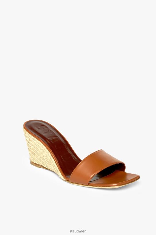 Frauen Billie Espadrille-Keilabsatz natürliche Bräune 466Z908 STAUD Schuhe