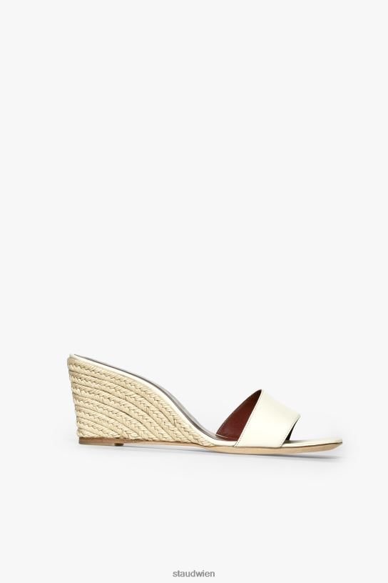 Frauen Billie Espadrille-Keilabsatz natürliche Creme 466Z909 STAUD Schuhe