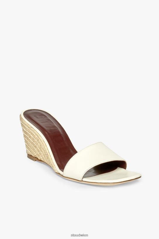 Frauen Billie Espadrille-Keilabsatz natürliche Creme 466Z909 STAUD Schuhe