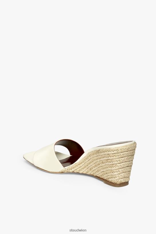 Frauen Billie Espadrille-Keilabsatz natürliche Creme 466Z909 STAUD Schuhe