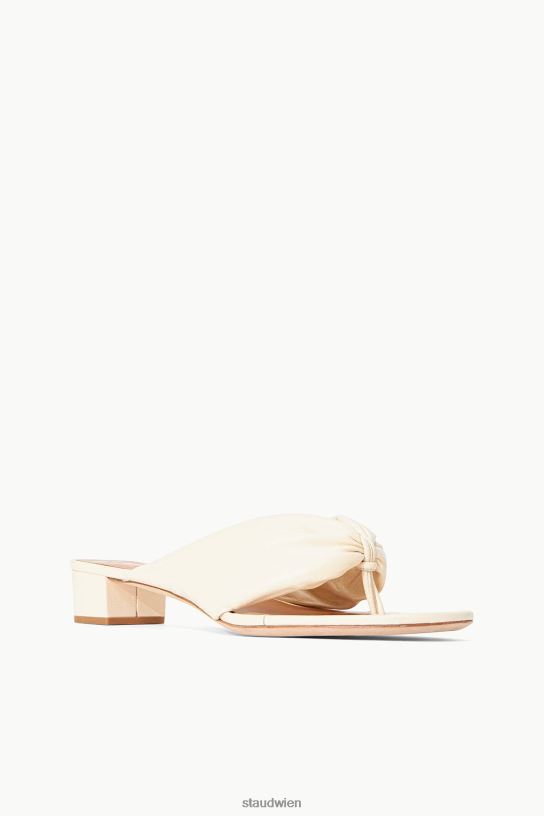 Frauen Dahliensandale Creme 466Z888 STAUD Schuhe