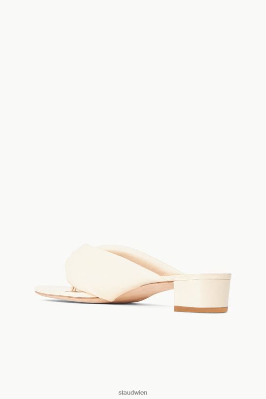 Frauen Dahliensandale Creme 466Z888 STAUD Schuhe
