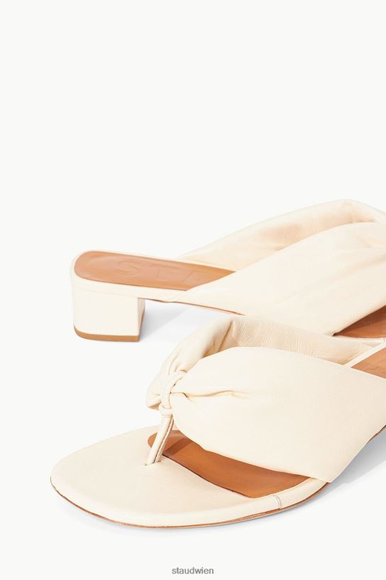 Frauen Dahliensandale Creme 466Z888 STAUD Schuhe