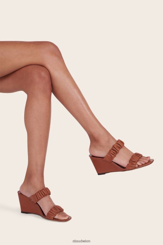 Frauen Frankie Wedge bräunen 466Z938 STAUD Schuhe