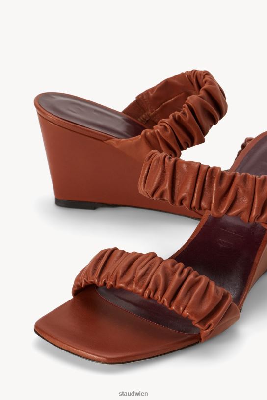 Frauen Frankie Wedge bräunen 466Z938 STAUD Schuhe