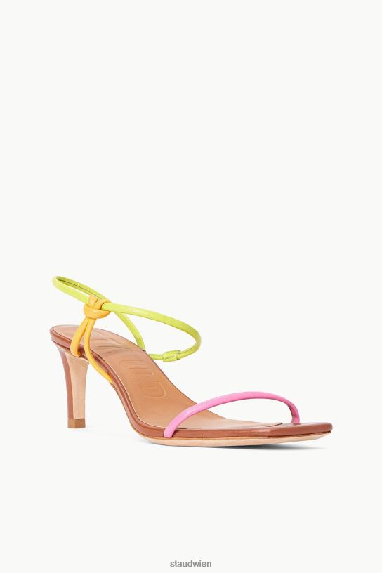 Frauen Lorbeerabsatz Zitrone multi 466Z875 STAUD Schuhe