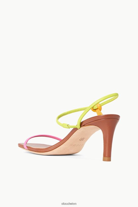 Frauen Lorbeerabsatz Zitrone multi 466Z875 STAUD Schuhe