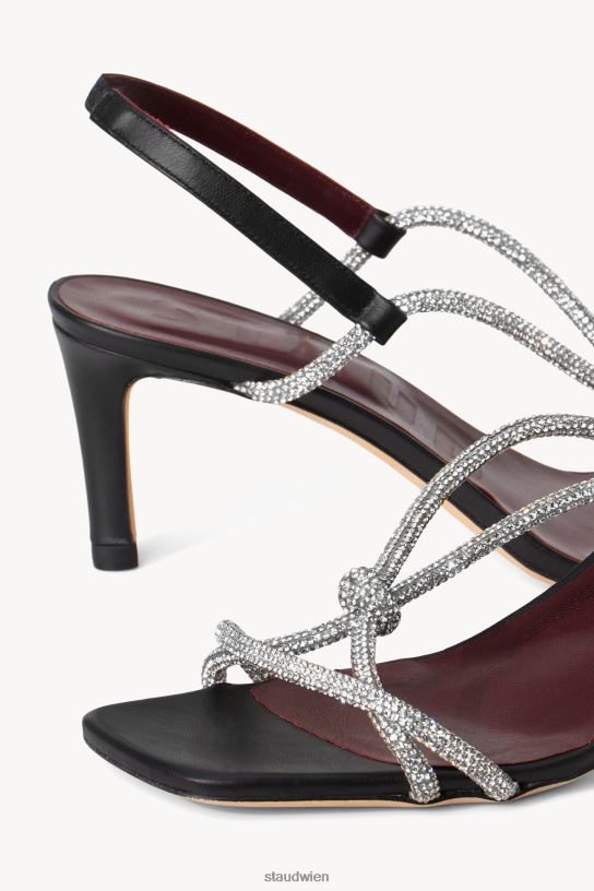 Frauen Nicolette-Strassabsatz Schwarz 466Z902 STAUD Schuhe