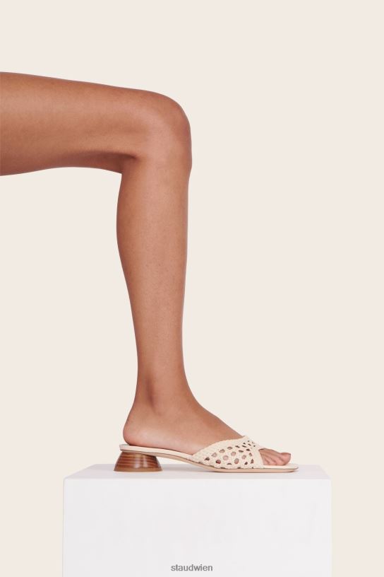 Frauen Simone Häkelabsatz Creme 466Z891 STAUD Schuhe