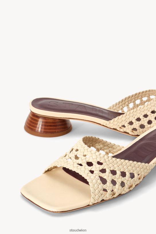 Frauen Simone Häkelabsatz Creme 466Z891 STAUD Schuhe