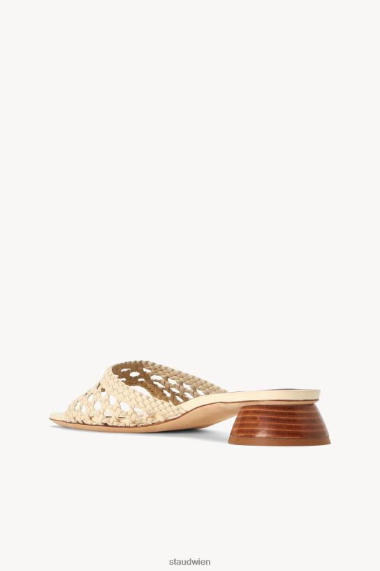 Frauen Simone Häkelabsatz Creme 466Z891 STAUD Schuhe