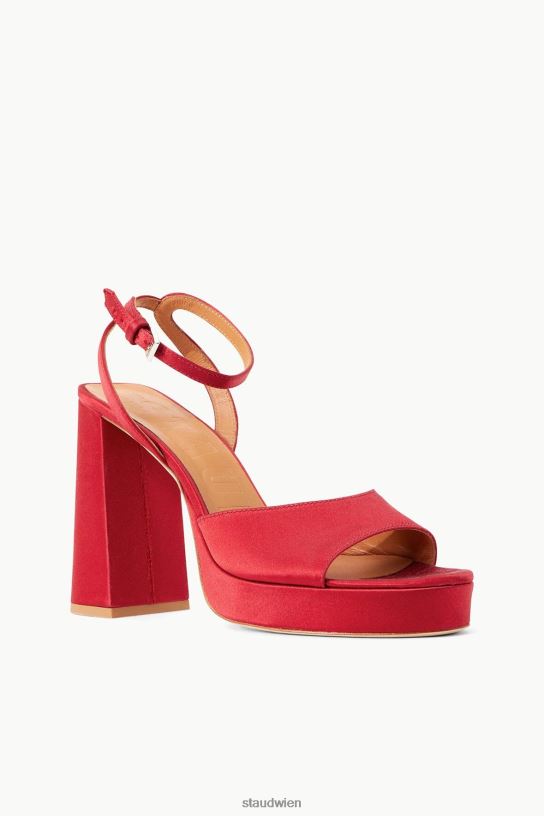 Frauen Solange Plattform Rubinsatin 466Z748 STAUD Kleidung