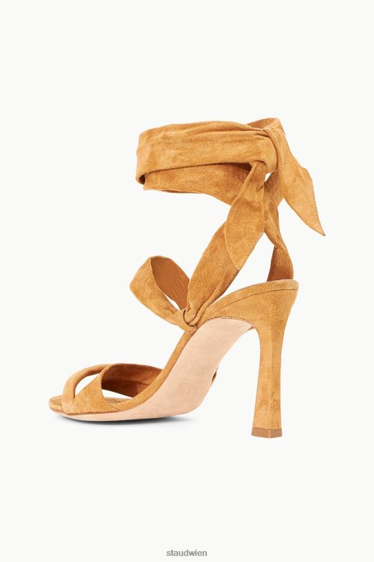 Frauen Wildleder mit Rellie-Absatz Cashew 466Z886 STAUD Schuhe