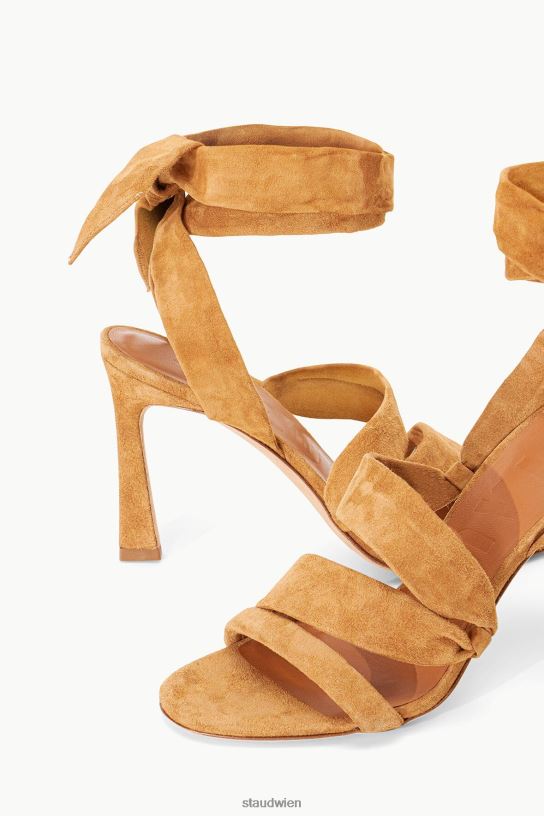Frauen Wildleder mit Rellie-Absatz Cashew 466Z886 STAUD Schuhe